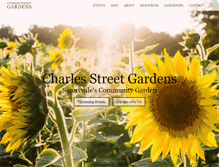 Tablet Screenshot of charlesstreetgardens.org